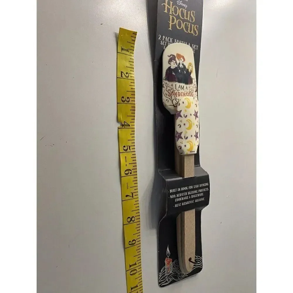 Disney Halloween Hocus Pocus I Am A Sanderson Sister 2 Pk Silicone‎ Spatula Set